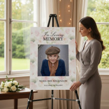 Painel Funerário Floral Em Memória Carinhosa