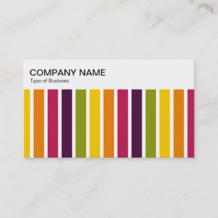 Painel superior - Cartão de visita de faixas de co