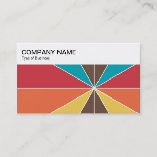 Painel superior - Segmentos coloridos 05 Cartão de