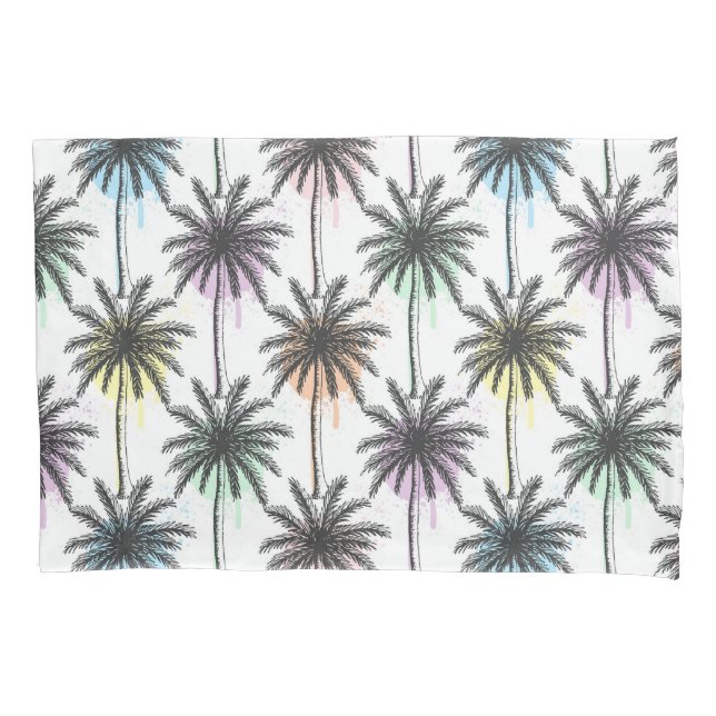 Paint Drop Palm Tree Patterno (Frente-Esquerda)