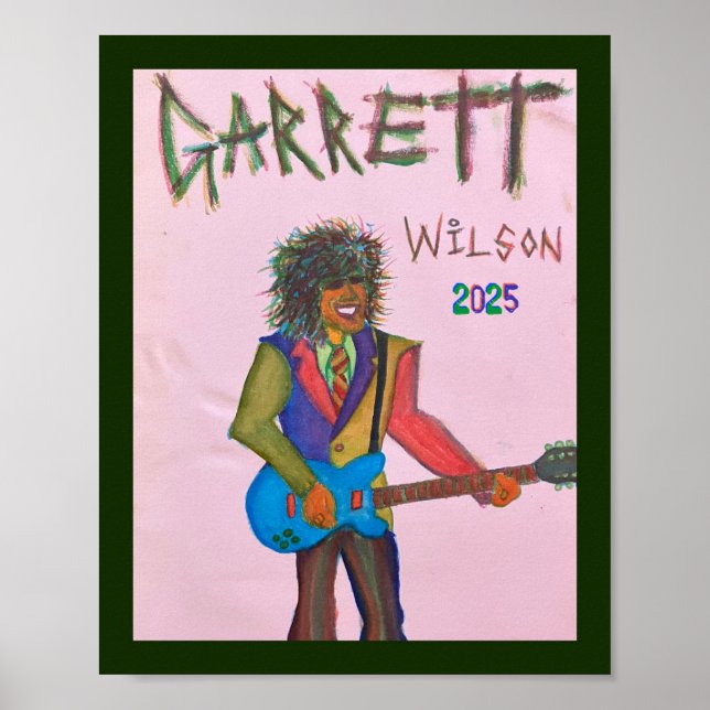 Paint Print Garrett Wilson 2025 Poster (Frente)