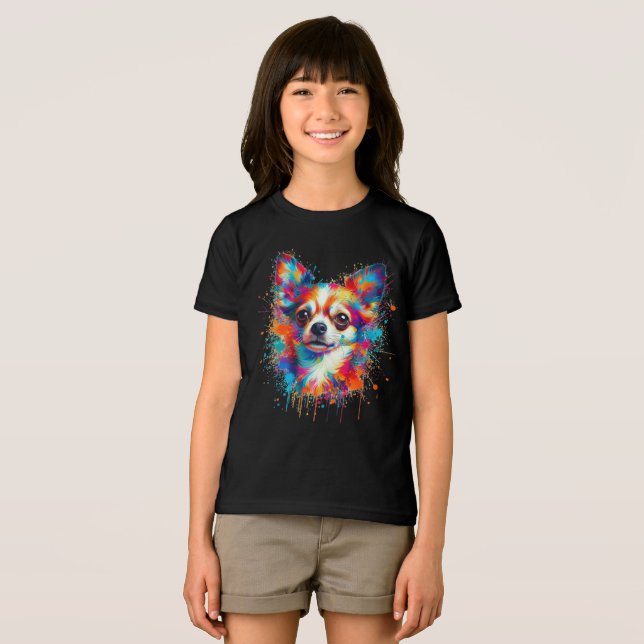 Paint Splatter Chihuahua (Frente Completa)