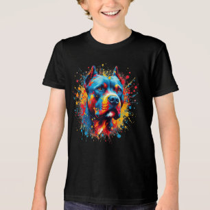 Paint Splatter Pitbull