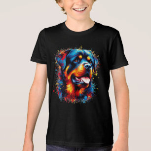 Paint Splatter Rottweiler