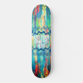 Paint Streak Skateboard Deck