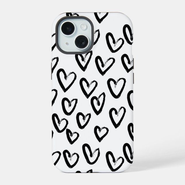 Paint Stroke Heart Pattern (Verso)