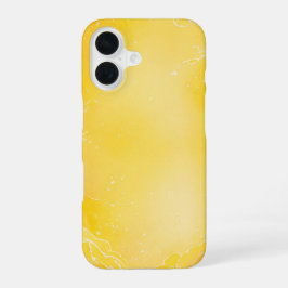 Painted Watercolor Yellow Light Frame Phone Case