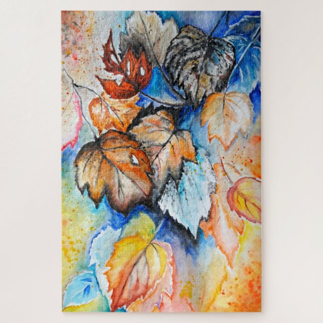 Painting Jigsera Quebra-cabeça Autumn Leaves (Vertical)
