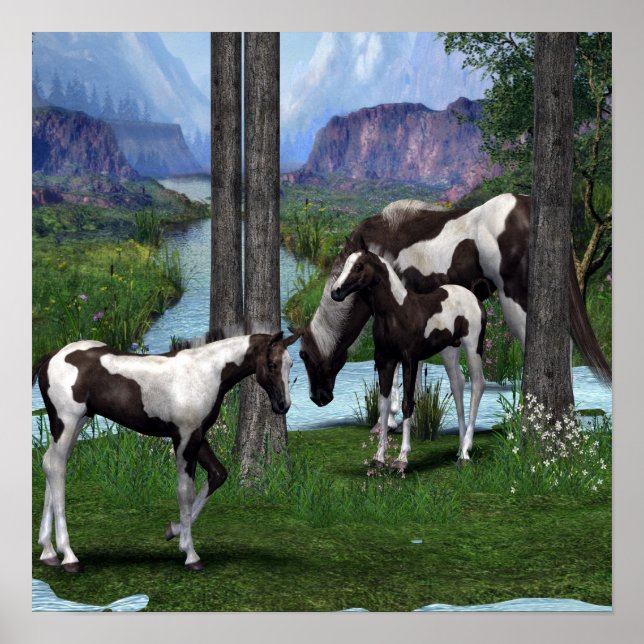 Paints at the Water Poster (Frente)