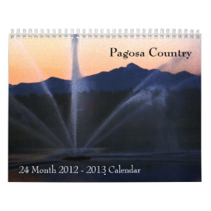 País 2012 - 2013 de Pagosa do calendário de