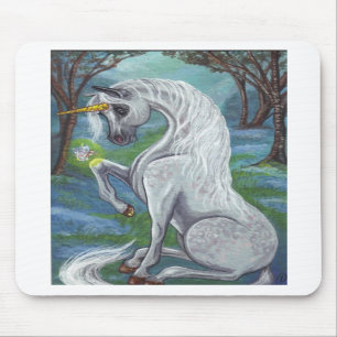 País das fadas Mousepad do UNICÓRNIO