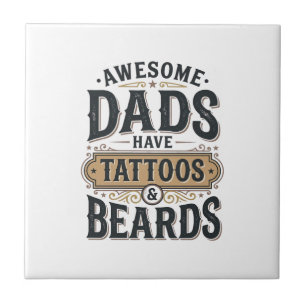 Pais Incríveis Têm Tatuagens e Barbas Camiseta Vin