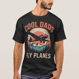Pais Incríveis Voam Aviões Camisa de Piloto Engraç