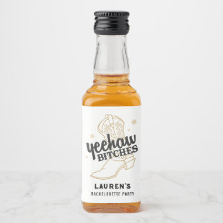 País Ocidental Bachelorette Mini Bottle Favor