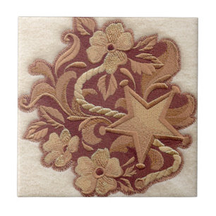 país ocidental do vaqueiro em ferradura rústico