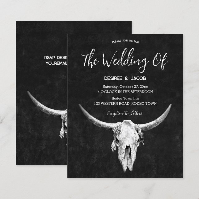 País Ocidental - Preto e Branco - Orçamento de Crâ (Frente/Verso)