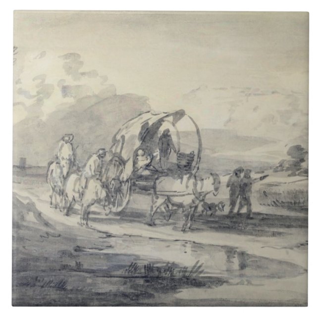 Paisagem aberta de Thomas Gainsborough | com (Frente)