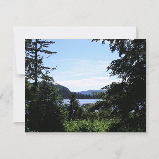 Paisagem Alaskana Fotografia Linda do Alasca (Frente)