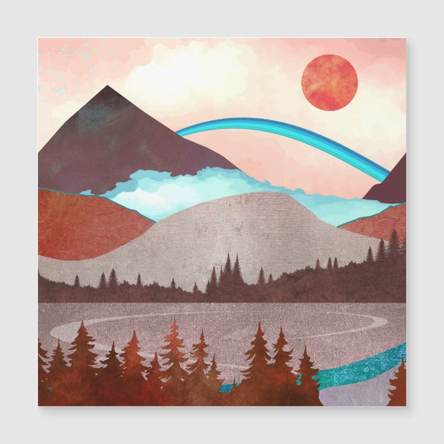 Paisagem Arco-íris Azul (Frente)