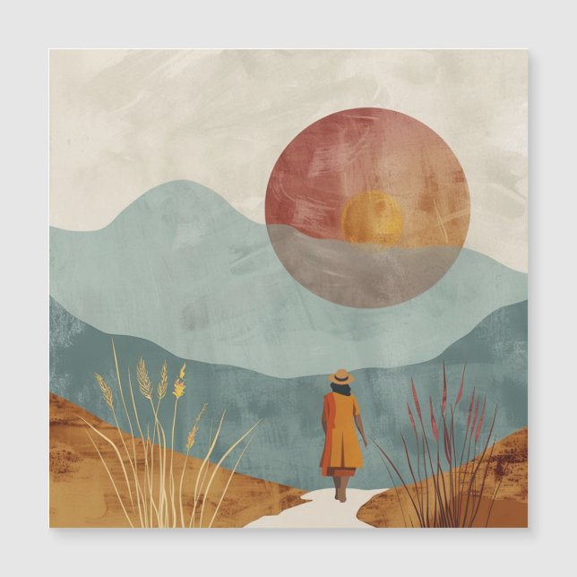 Paisagem Boho Abstrato (23) (Frente)