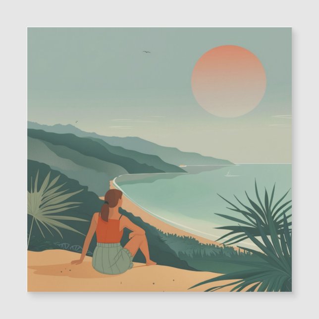 Paisagem Boho Abstrato (9) (Frente)