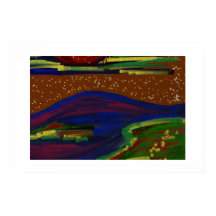 Paisagem Colorida Poster Art