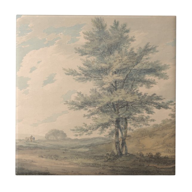 Paisagem com árvores e figuras - Joseph Mallord (Frente)