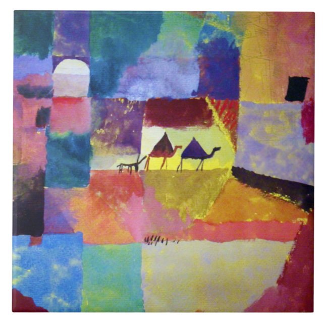 Paisagem com Camels, Paul Klee (Frente)