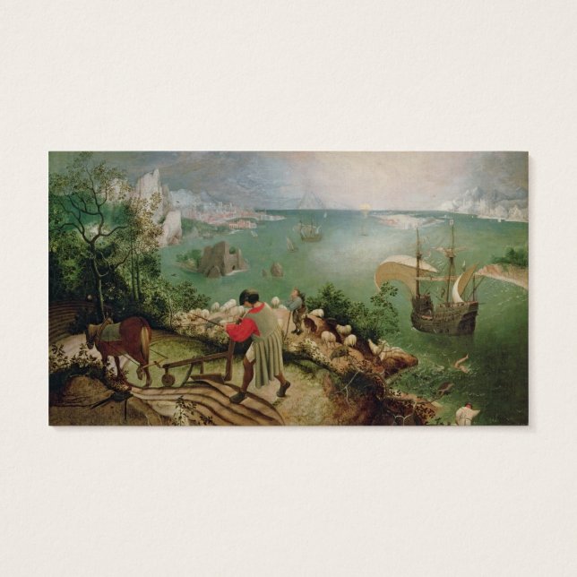 Paisagem com queda de Ícaro, c.1555 (Verso)