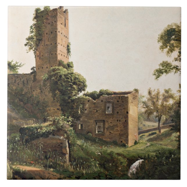 Paisagem com Ruínas (Edifício Arruinado Antigo) (Frente)