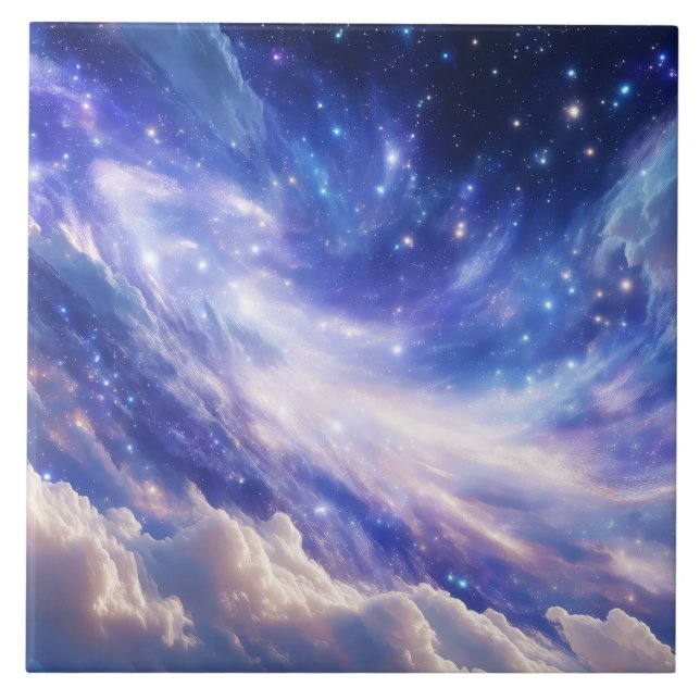 Paisagem Cósmica: Nebulosa Inundada e Noite Estrel (Frente)