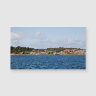 Paisagem costeira idílica