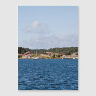 Paisagem costeira idílica