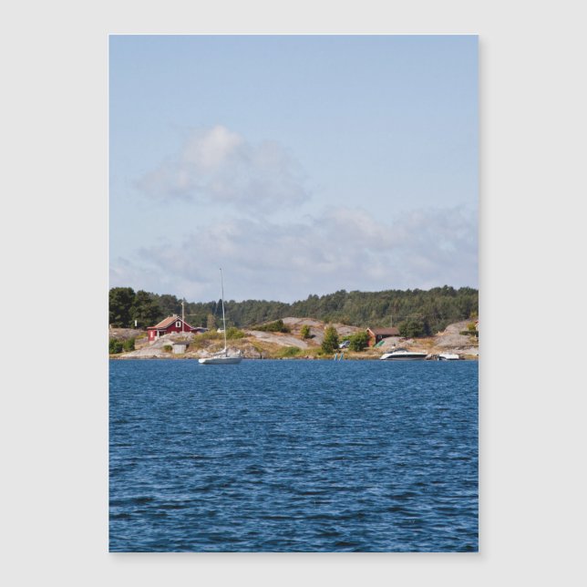 Paisagem costeira idílica (Frente)