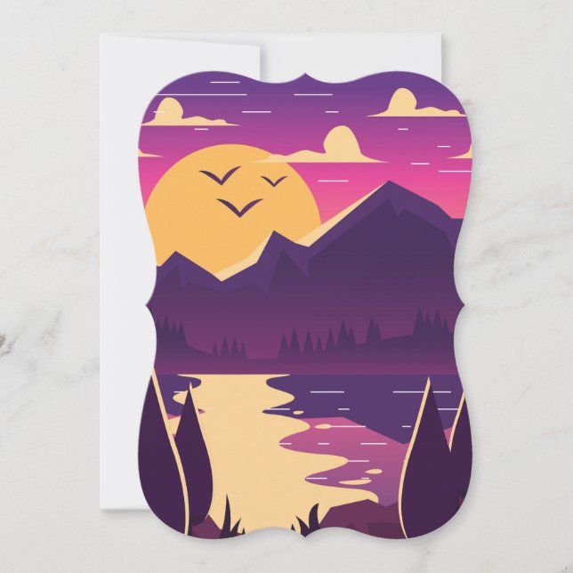 Paisagem da Floresta Montanha (Frente)