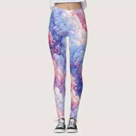 Paisagem da nuvem doce - Leggings