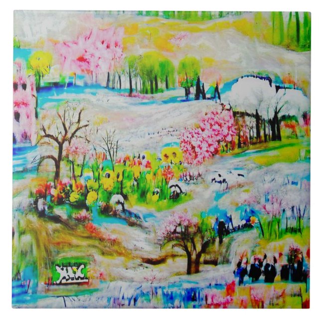 Paisagem de Aquarela 2 (Frente)