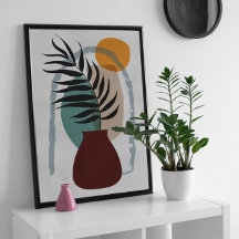 Paisagem de Boho Abstrato,