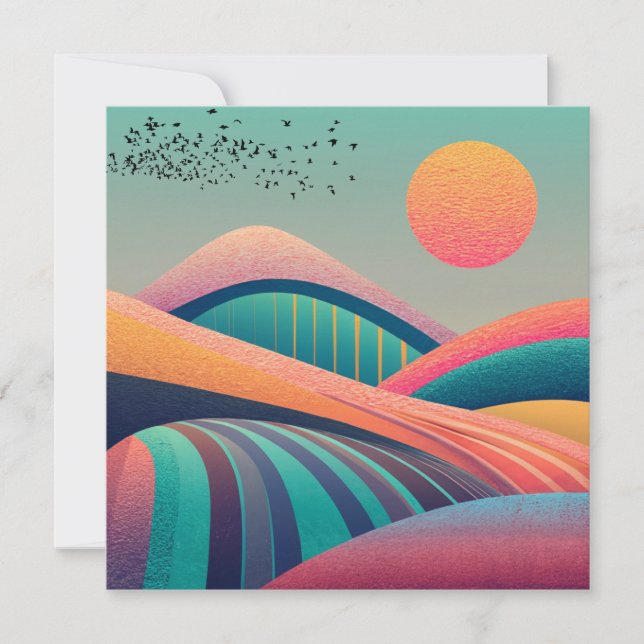 Paisagem de Colinas do Caleidoscópio (Frente)