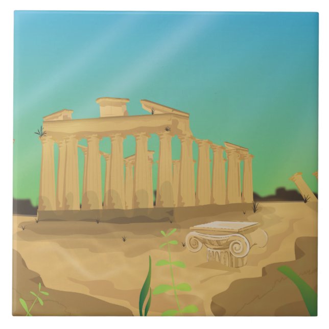 paisagem de desenho animado de Atlantas (Frente)