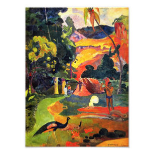 Paisagem de Gauguin com Impressão de Fotografia de