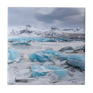 Paisagem de gelo glaciar, Islândia