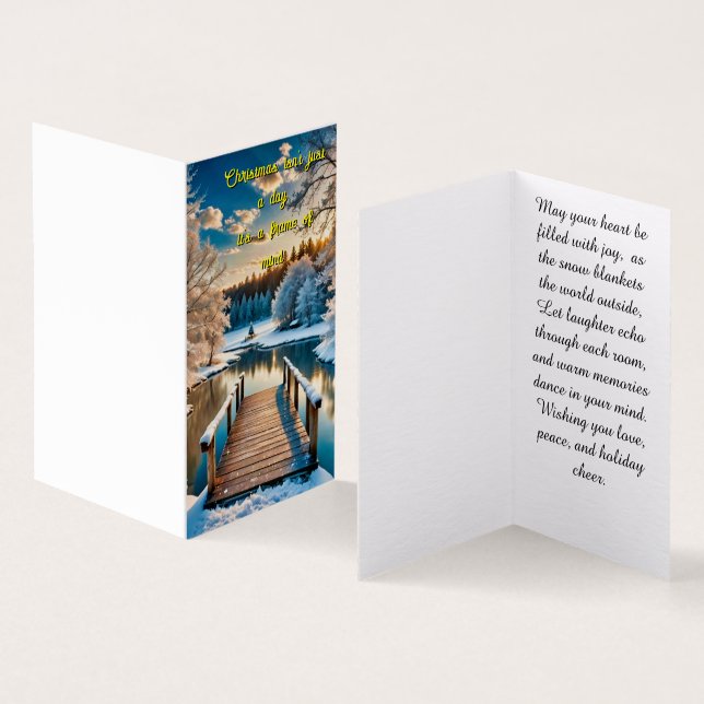 Paisagem de inverno (Interior e exterior)