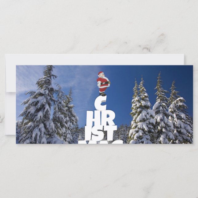 Paisagem de inverno de Natal (Frente)