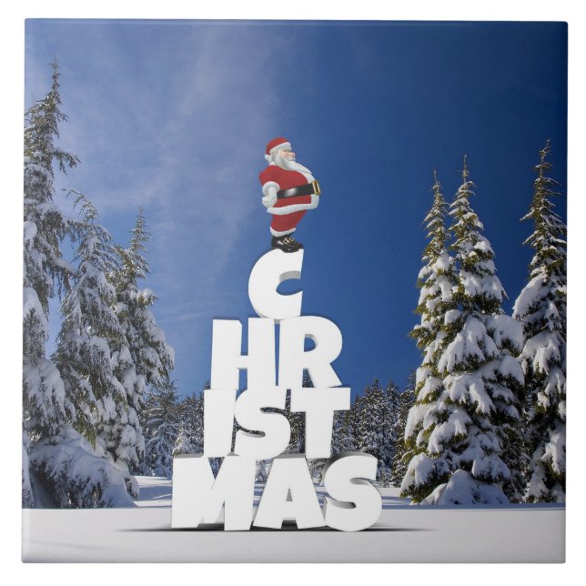 Paisagem de inverno de Natal (Frente)