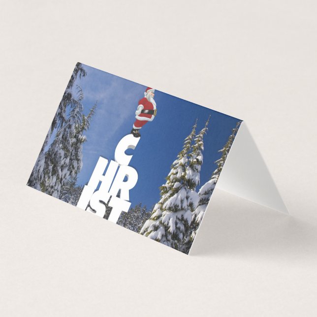 Paisagem de inverno de Natal (Frente)