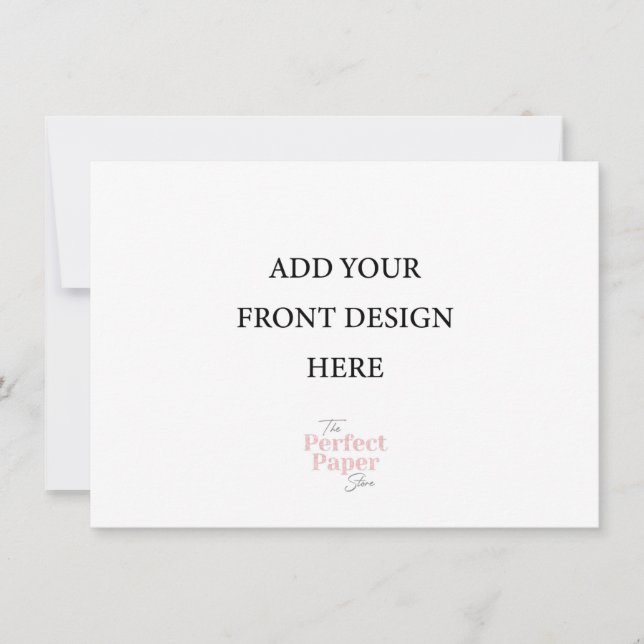 Paisagem de Modelo de Convite Pequeno (4,5 x 6,25) (Frente)