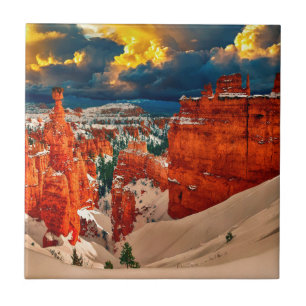 Paisagem de neve Natureza fria inverno