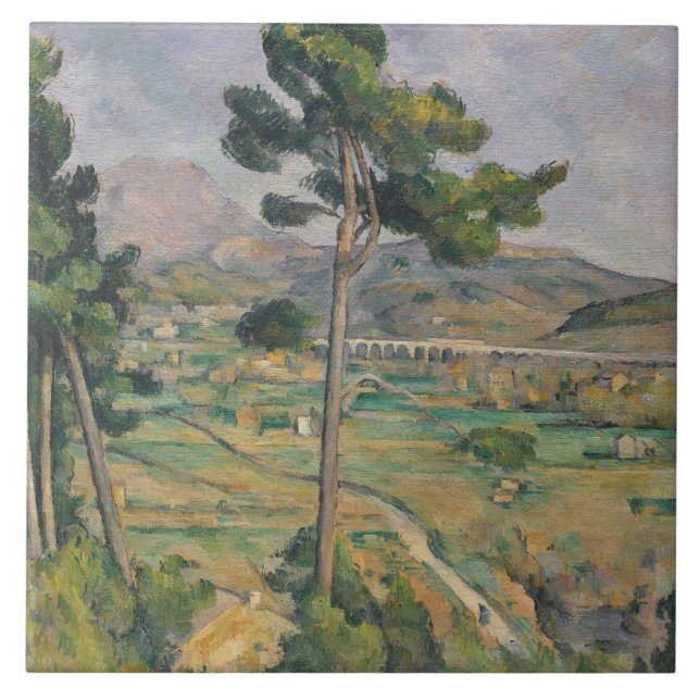 Paisagem de Paul Cezanne | com viaduto (Frente)