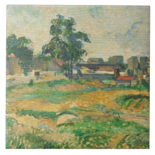 Paisagem de Paul Cezanne perto de Paris, C. 1876